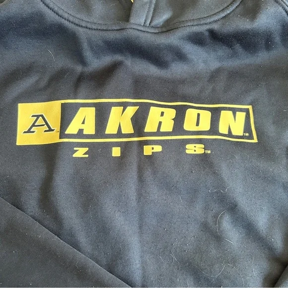 Akron zips Navy Hoodie - Picture 2 of 5